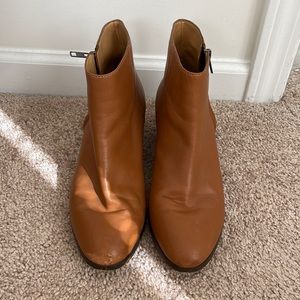 J. Crew leather booties